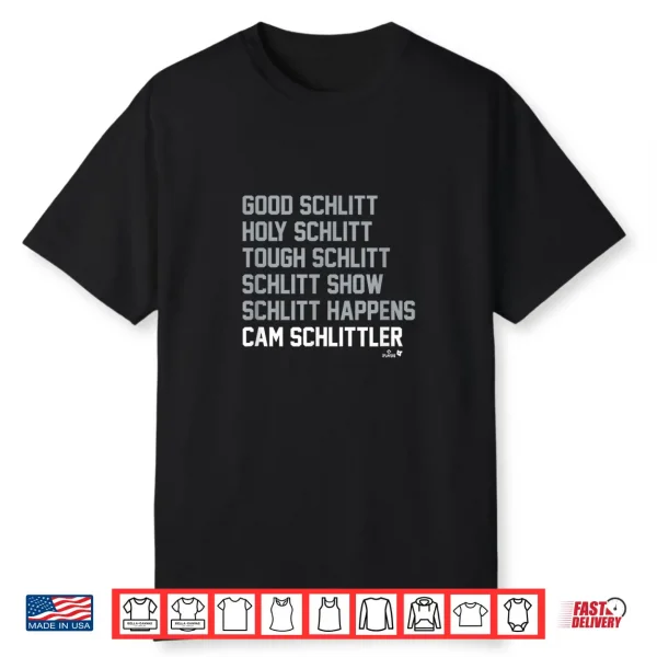 Cam Schlittler Schlitt List New York Baseball Shirt
