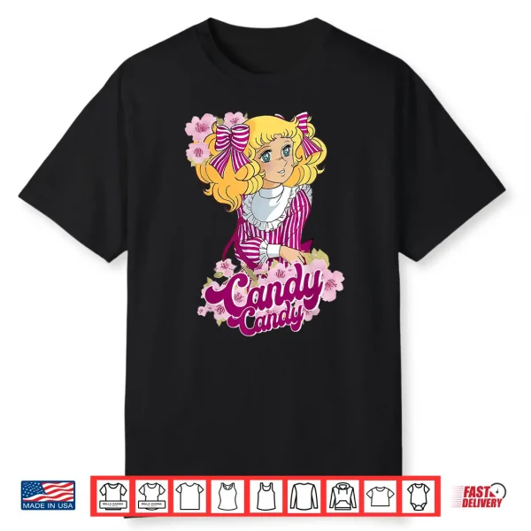 Candy Candy Pink Cartoon Japanese 80S Vintage Anime Manga Shirt