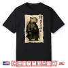 Capybara Samurai Japanese Warrior Graphic Anime Ukiyo E Art Shirt
