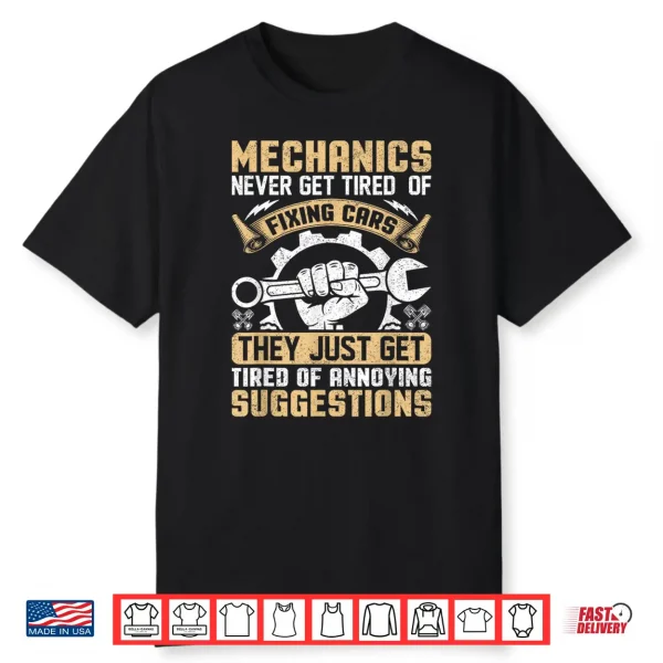 Car Mechanic Repair Workshop Enthusiast Garage Car Mechanics Shirt