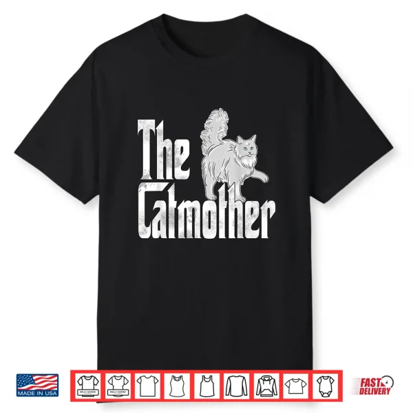 Cat Mom The Catmother Maine Coon Cat Mother Kitty Mommy Shirt