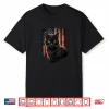 Cat Owner Patriotic American Flag Kitten Fourth Of July U S A Shirt