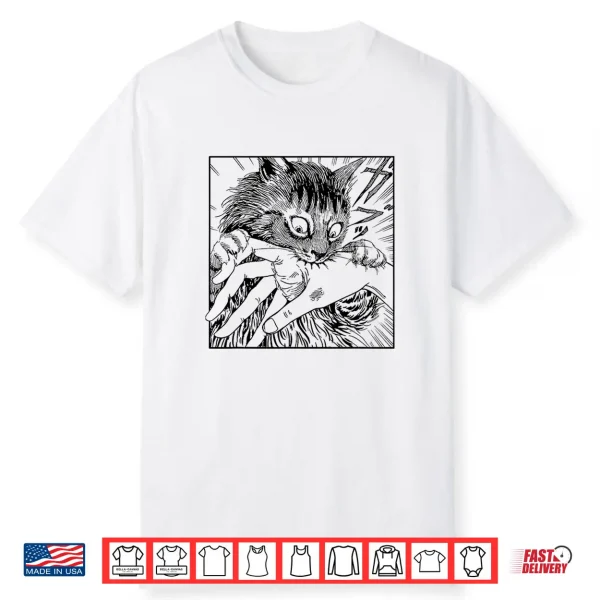 Cat Bite Anime Shirt