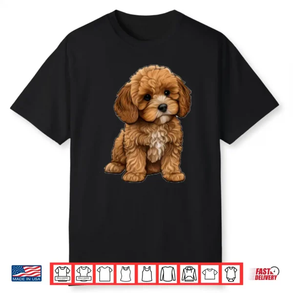 Cavapoo Dog Cavalier King Charles And Poodle Dog Shirt