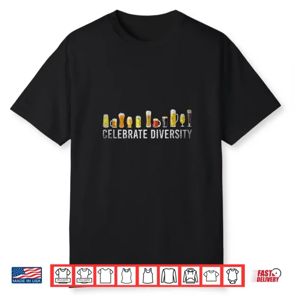 Celebrate Diversity Craft Beer Shirt