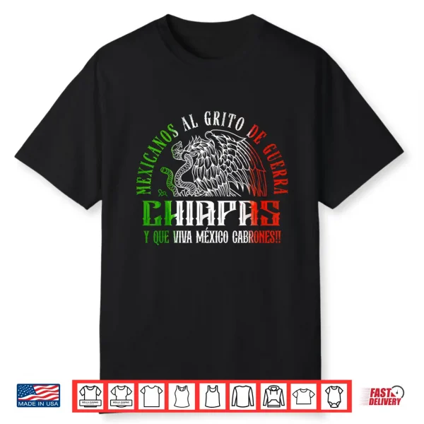 Chiapas México Souvenir Mexican Travel Vacation Shirt