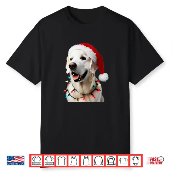 Christmas English Cream Golden Retriever Mom Dog Puppy Xmas Shirt