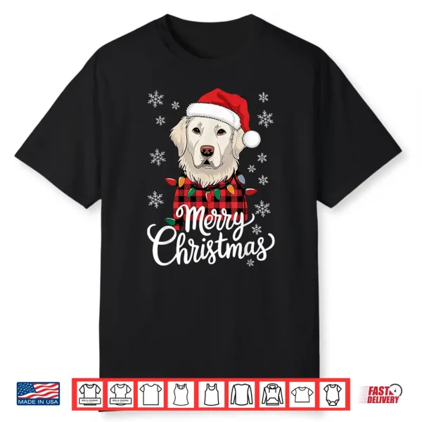 Christmas White English Cream Golden Retriever Mom Dog Puppy Shirt