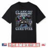 Class Of 2026 Game Over Graduate Nineties Style Senior Graduation Shirt