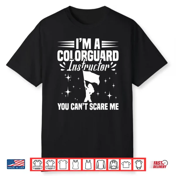Color Guard Instructor Captain Senior Winter Guard Coach Performance Shirt