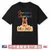 Colorful German Shepherd Mama Funny Dog Mom Shirt