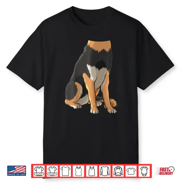 Cool German Shepherd Dog Halloween Costume Lazy Gift Shirt
