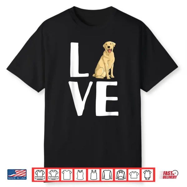 Cool Labrador For Men Women Yellow Lab Dog Lab Retriever Shirt