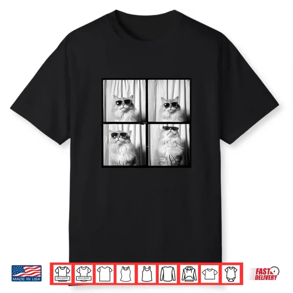 Cool Ragdoll Cat Wearing Sunglasses Funny Cat Picture Men Women Kids Shirt