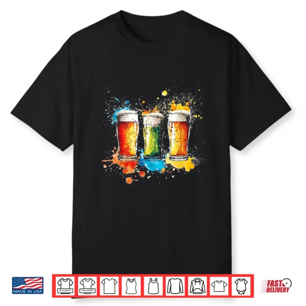 Craft Beer Watercolor Shirt