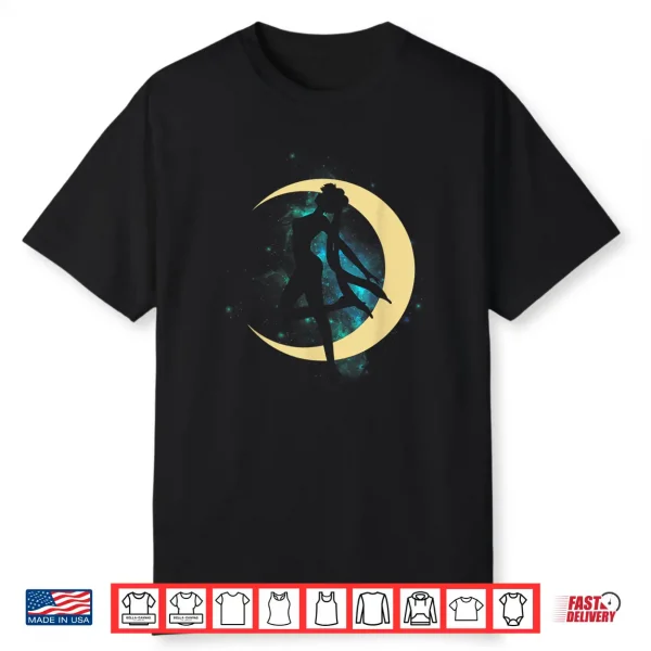 Crescent Moon Planet Sailor Astronomy Mom Anime Girl Fans Shirt