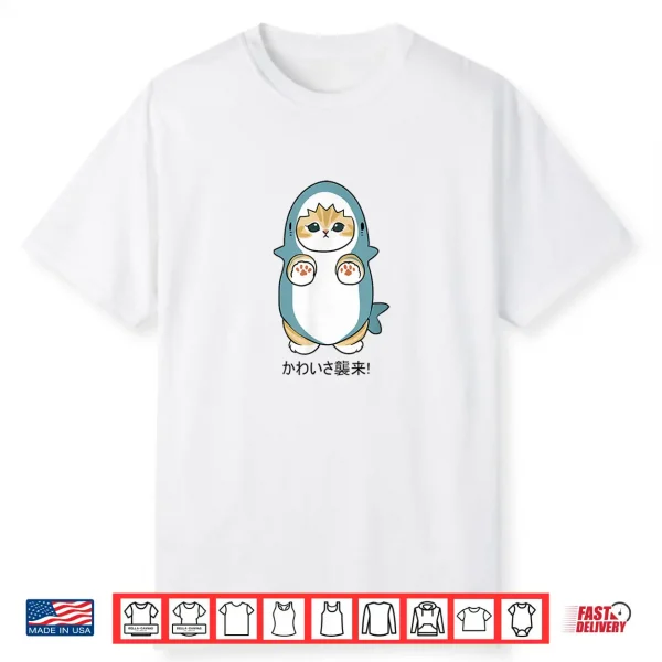 Cute Cat Shark Irresistibly Adorable Cat In A Shark Costume Shirt