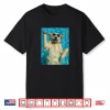 Cute Golden Retriever In Sunglasses Cool Dog Swimming Summer Shirt