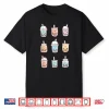 Cute Kawaii Boba Anime Bubble Tea Pastel Shirt