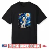 Cute Van Gogh Poodle Dog Starry Night Funny Women & Men Shirt