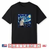 Cute Van Gogh Ragdoll Cat Starry Night Funny Women & Men Shirt