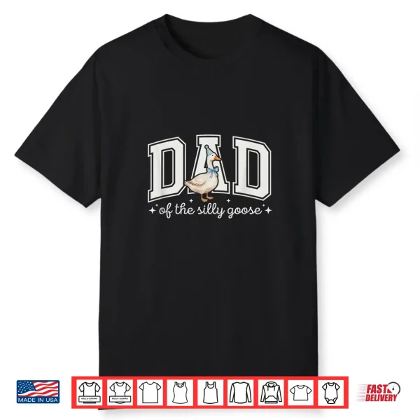 Dad Of The Silly Goose Birthday Matching Family Shirt