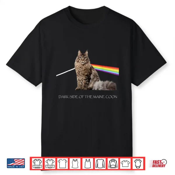 Dark Side Of The Maine Coon Cat Lover Shirt