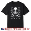 Death By Tbr Reading Book Lover Bookworm Bibliophile Reader Shirt