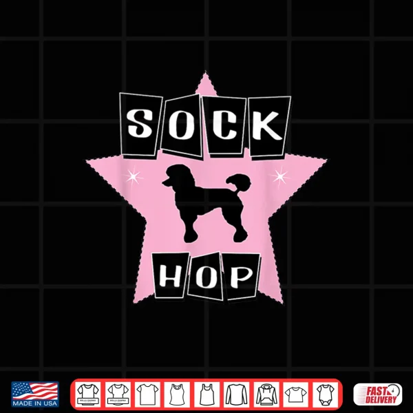 Design 1950s Sock Hop Dance Costume Retro 50s Pink Rockabilly Shirt