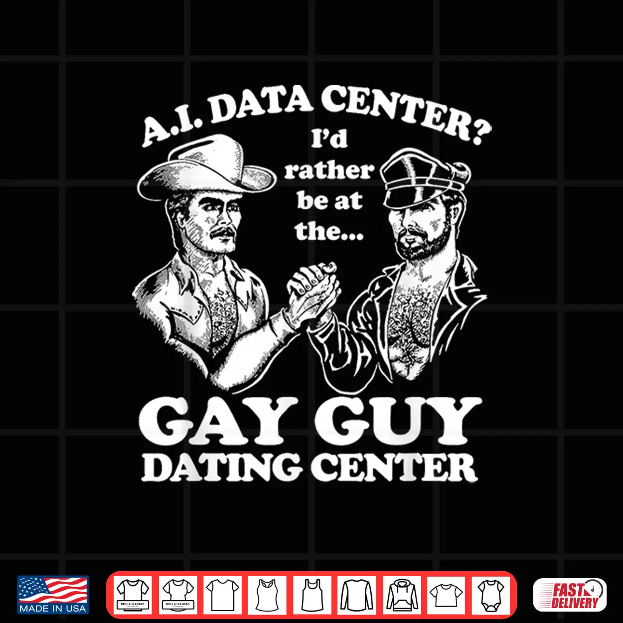 Ai Data Center Gay Guy Dating Center Humor Shirt Ai Data Center Gay Guy Dating Center Humor Shirt