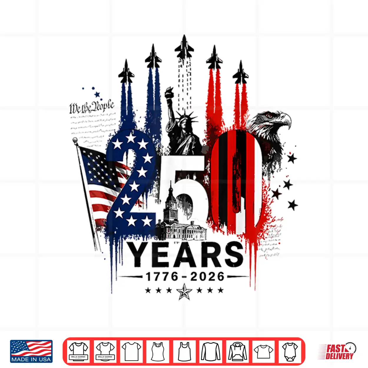 American 1776 2026 Air Force 4Th Of July 250 Years Freedom Shirt American 1776 2026 Air Force 4Th Of July 250 Years Freedom Shirt