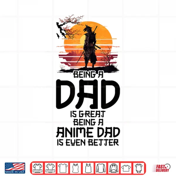 Design Anime Dad Jokes Funny Fathers Day Anamae Otaku Manga Japan Shirt