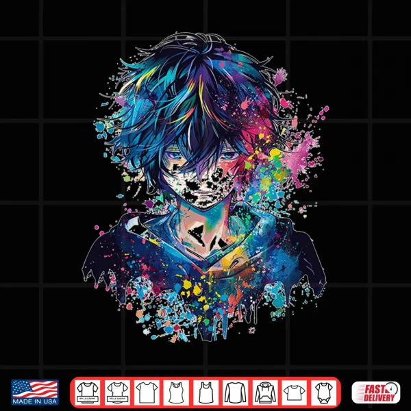 Design Anime Manga Motif Drawing Artwork Anime Performance Shirt