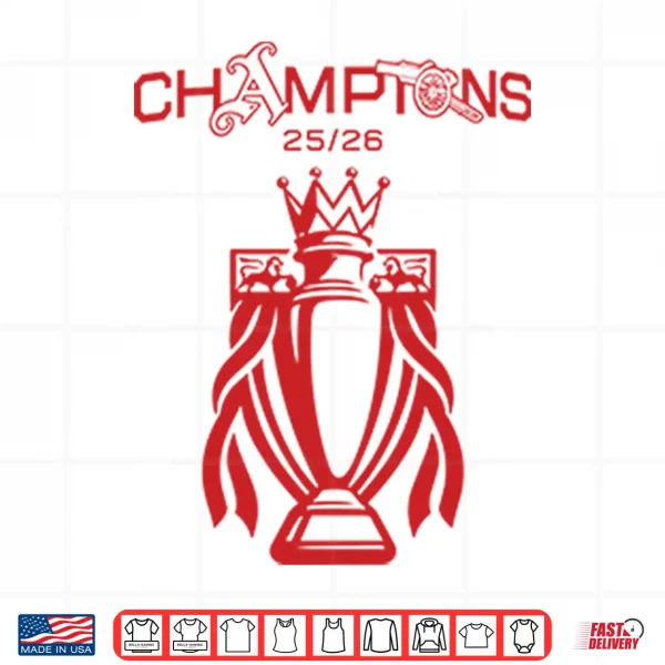 Arsenal Premier League Champions 25 26 Shirt 4 Design Arsenal Premier League Champions 25 26 Shirt