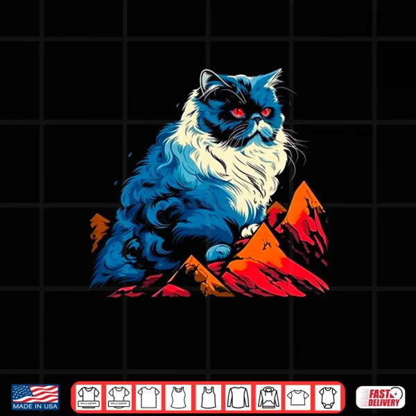 Design Art Spirit Persian Cat Shirt