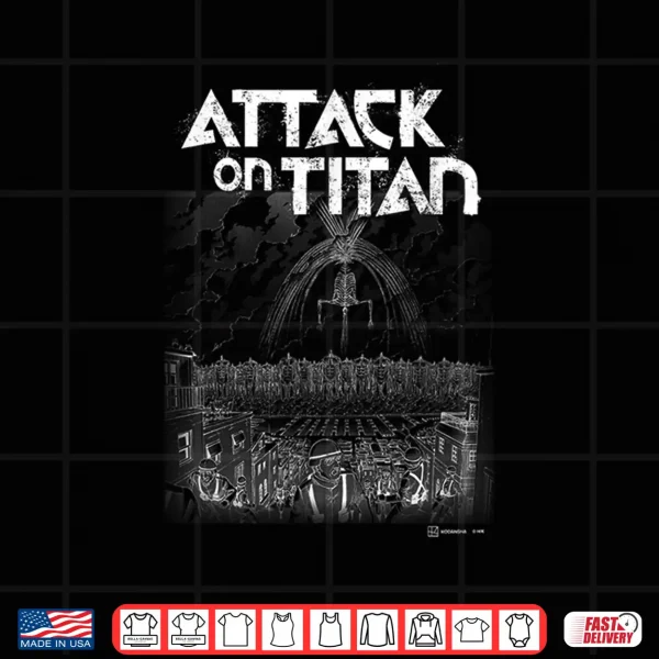Design Attack on Titan The Rumbling Big Epic Battle Manga Poster Shirt