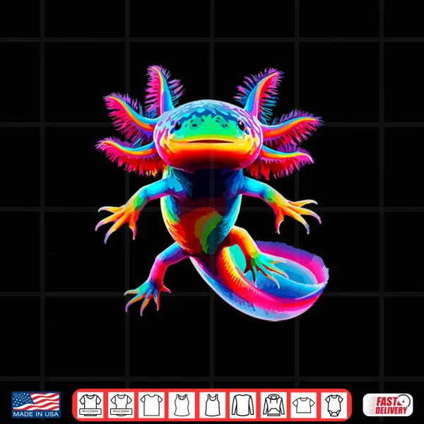 Design Axolotl Beautiful Pop Art Axolotl Shirt