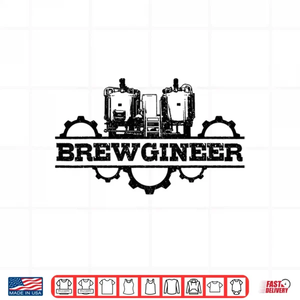 Design Beer Brewer Brewgineer Homebrewing Craft Beer Brewmaster Shirt