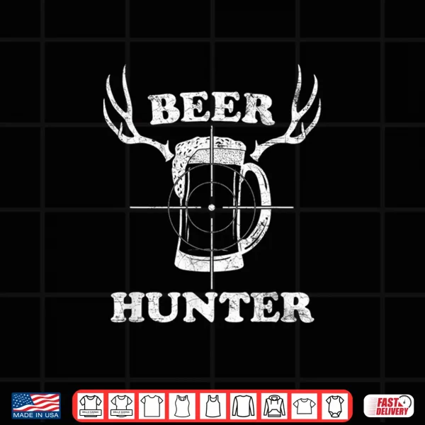 Design Beer Hunter Tshirt Funny Craft Beer Lover Shirt Brewing