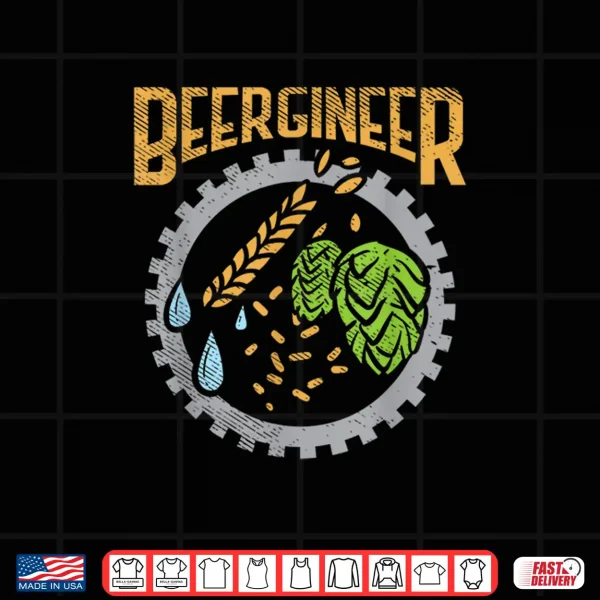 Beergineer Craft Beer Hops Homebrew Beer Brewing Shirt 4 Design Beergineer Craft Beer Hops Homebrew Beer Brewing Shirt