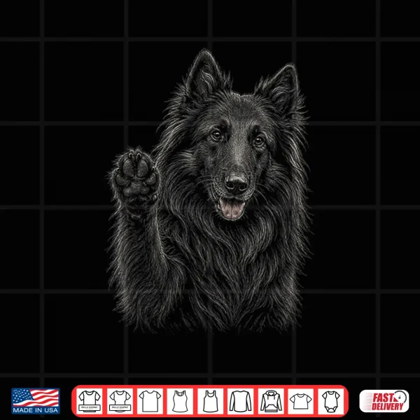 Design Belgian Sheepdog Artwork Design Shirt
