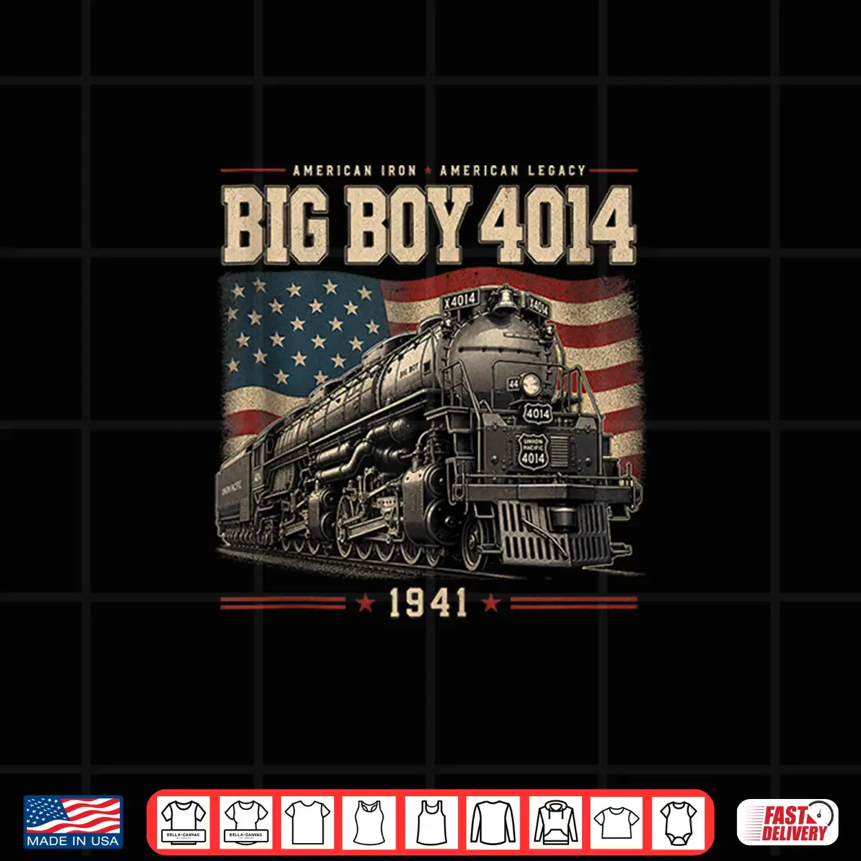 Big Boy 4014 Steam Train Vintage Locomotive Engine Shirt Big Boy 4014 Steam Train Vintage Locomotive Engine Shirt