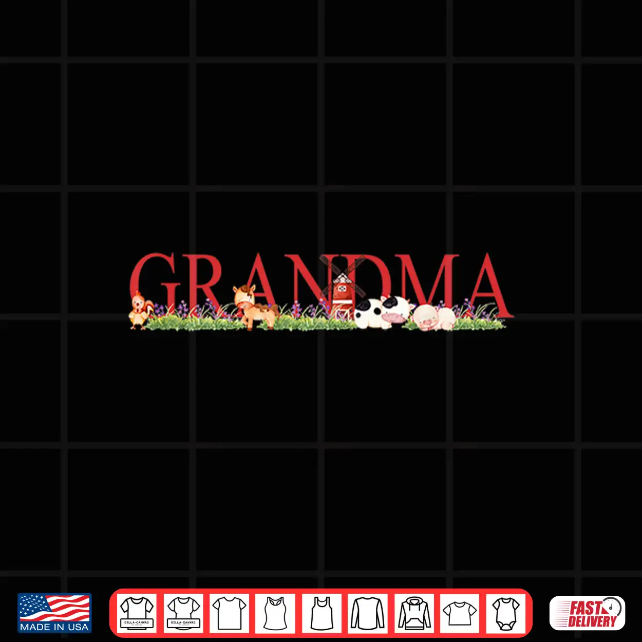Birthday Farm Animal Grandma Shirt Birthday Farm Animal Grandma Shirt