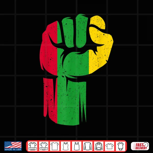 Design Black Fist Shirt African American Pride Black History Month Shirt