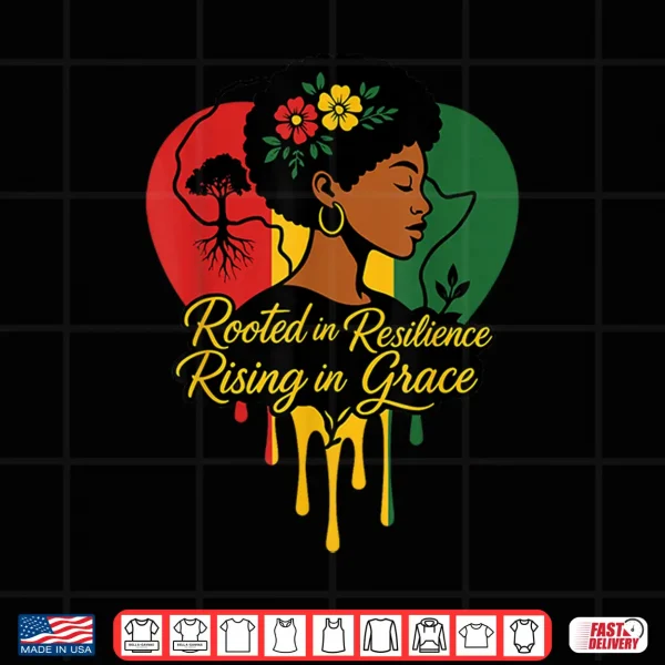 Design Black History Month Heritage African American Black mom Shirt