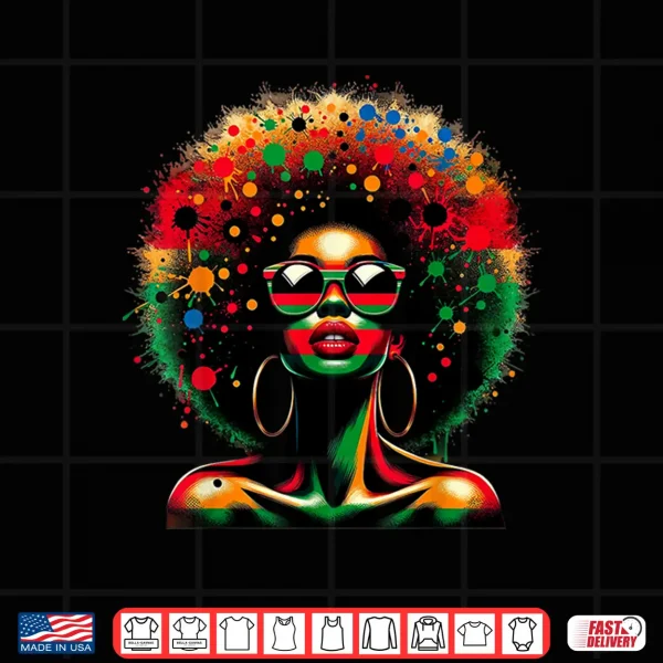 Design Black History T Shirts for Women Dope Proud Queen Juneteenth Shirt