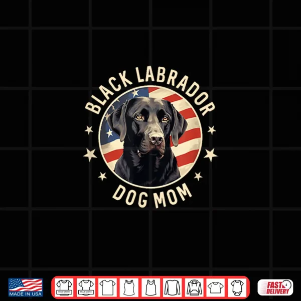 Design Black Lab Gifts Women Black Labrador Retriever Dog Mom Shirt