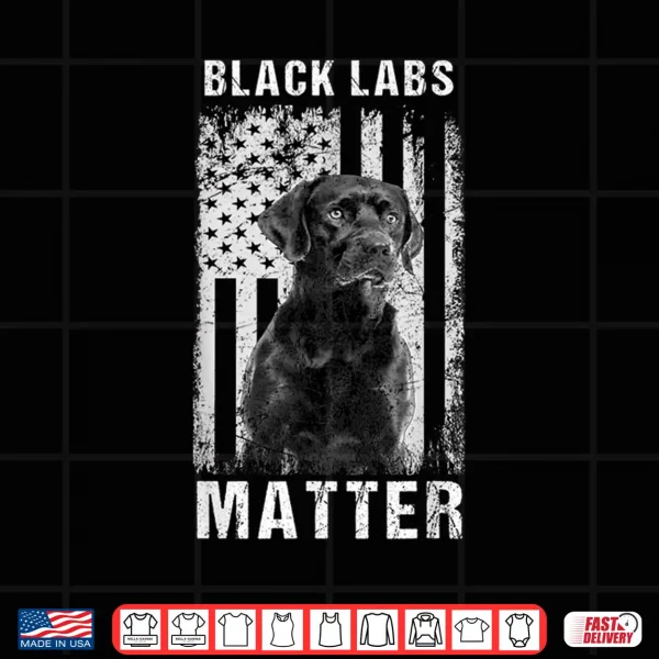 Design Black Labs Matter Labrador Retriever Shirt