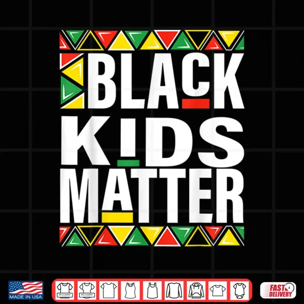 Design Black kids matter black history month pride kids boys girls Shirt
