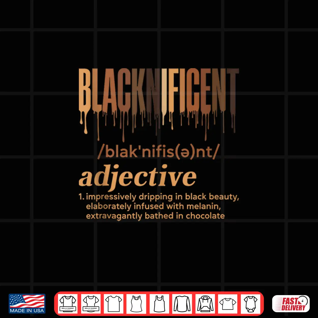 Blacknificent Definition Melanin Pride Black History Month Shirt Blacknificent Definition Melanin Pride Black History Month Shirt